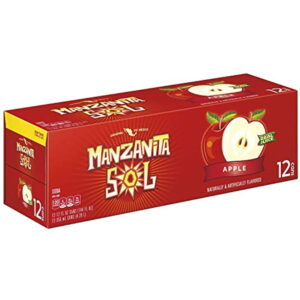 Manzanita Sol Apple Soda 12Oz Cans (24 Pack)