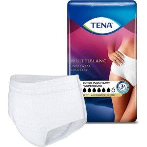 TENA Women Super Plus Underwear, Incontinence, Disposable, Heavy Absorbency, XL, 14 Count